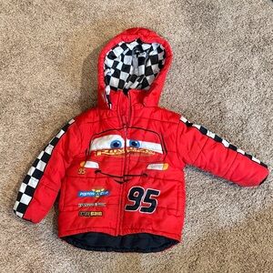 Kids Red Cars Themed Jacket